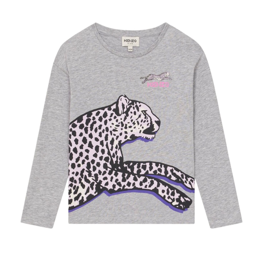 Kenzo Kids Grey Tee